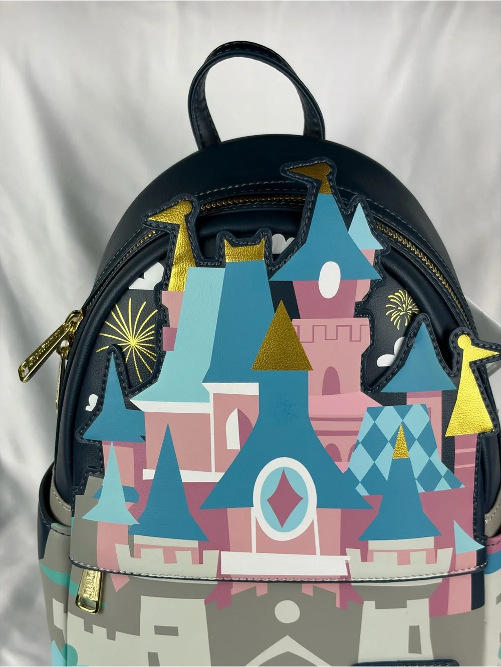 Loungefly Disney Parks Castle Mini Backpack- Disneyland Paris Collectible NWT